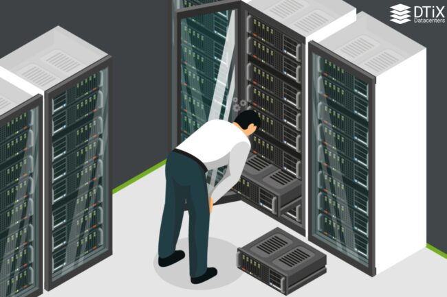 La mise à disposition de techniciens – Réseau de datacenters – DTiX Datacenters Image de la mise à disposition de techniciens - Réseau de datacenters - DTiX Datacenters
