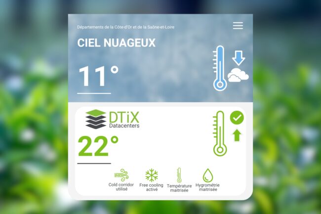 Température des datacenters DTiX – DTiX – DTiX Datacenters Image la température des datacenters DTiX - DTiX - DTiX Datacenters