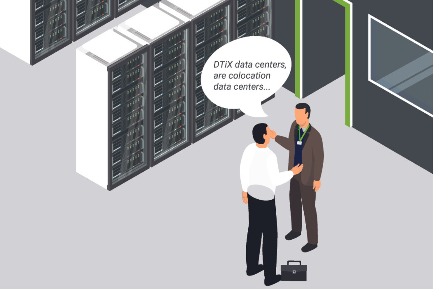 Image de nos équipes sont prêtes pour échanger avec vous : En français comme en anglais - DTiX Datacenter