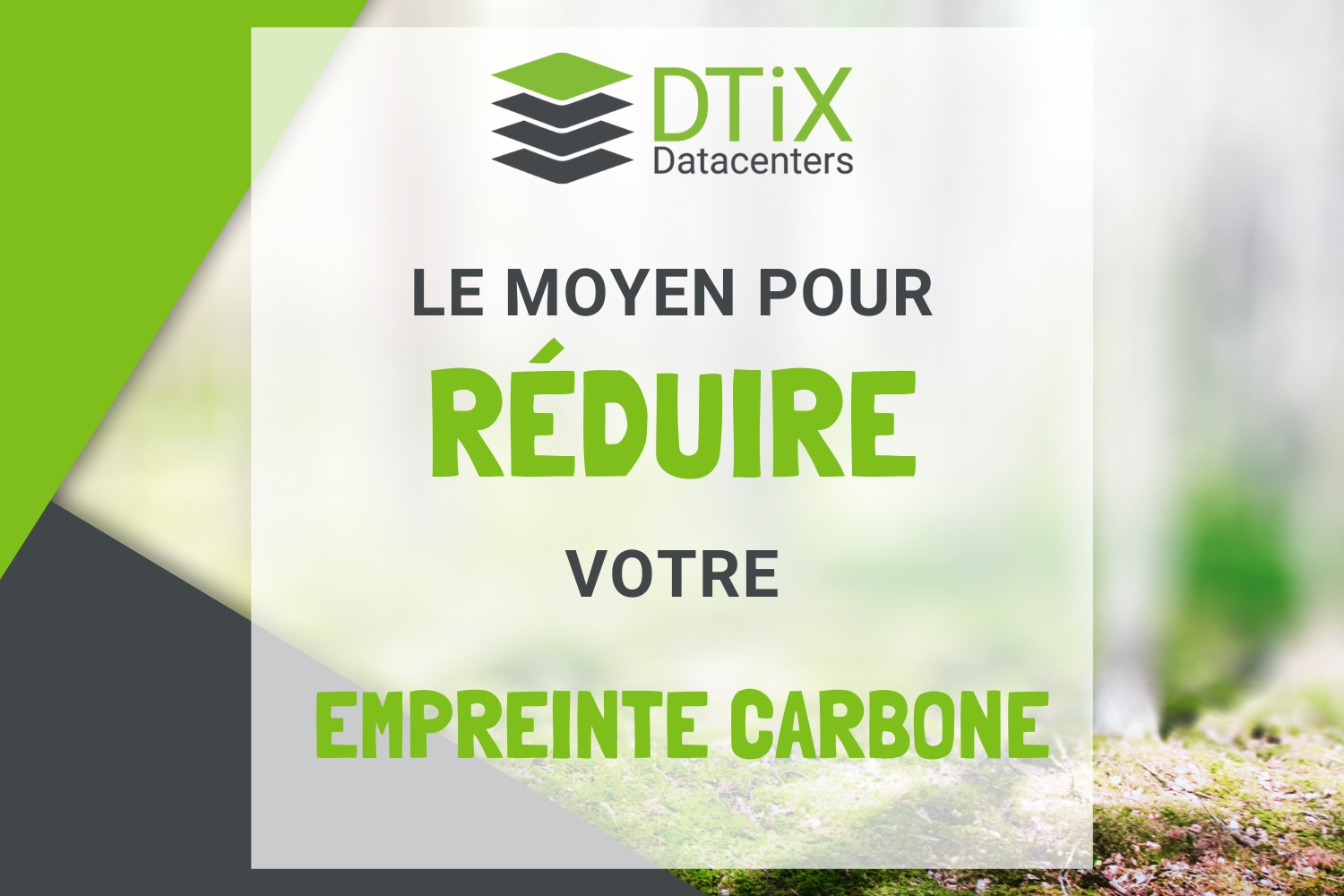 Image de l'optimisation énergétique et du bilan carbone - Réseau de datacenters - efficacité énergétique - DTiX Datacenters